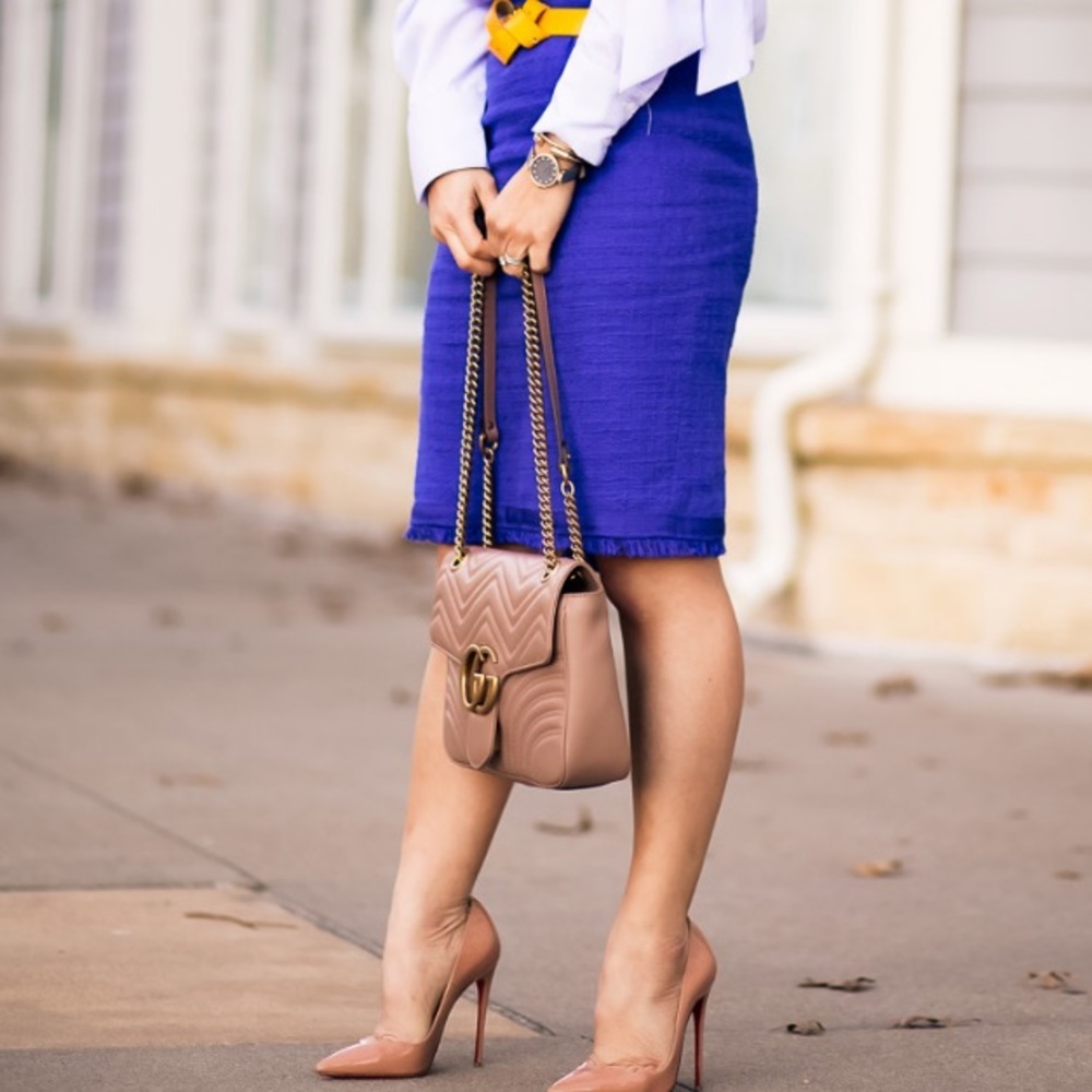 JCrew Tweed Fringe Skirt